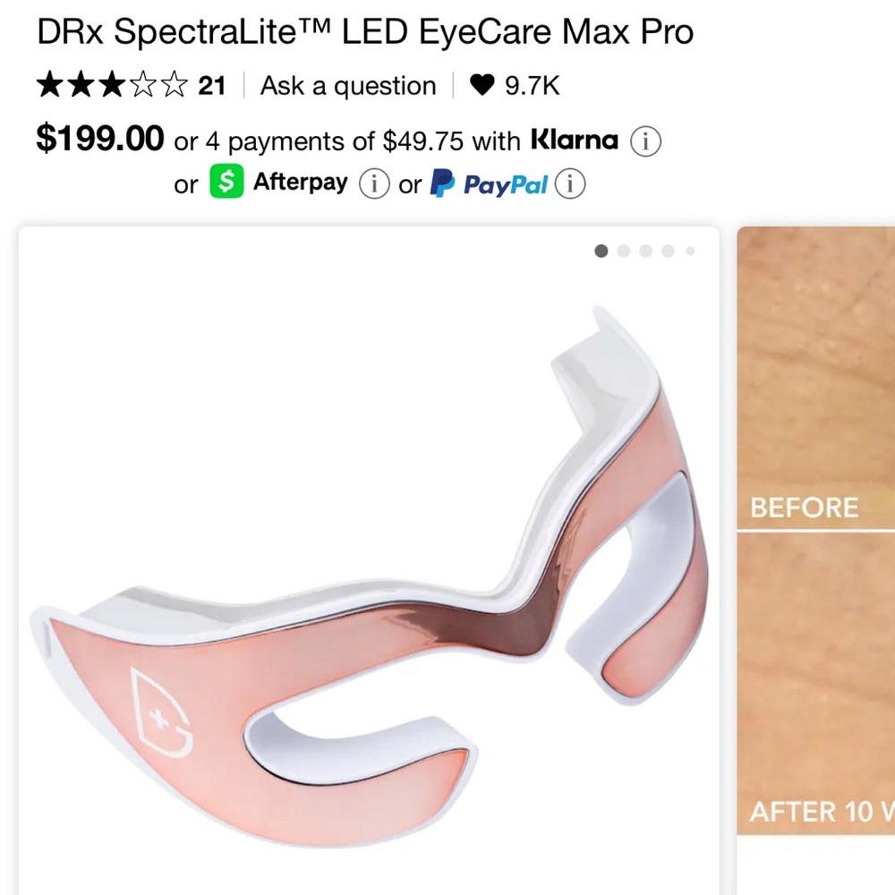 Dennis Gross DRx SpectraLite EyeCare LED Mask
